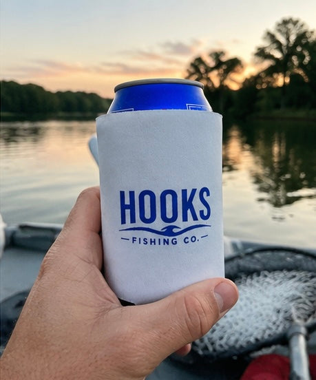 HOOKS Fishing Co. Can Cooler