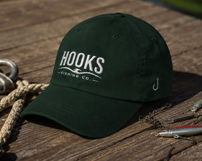 HOOKS Fishing Co. Classic Fishing Hat