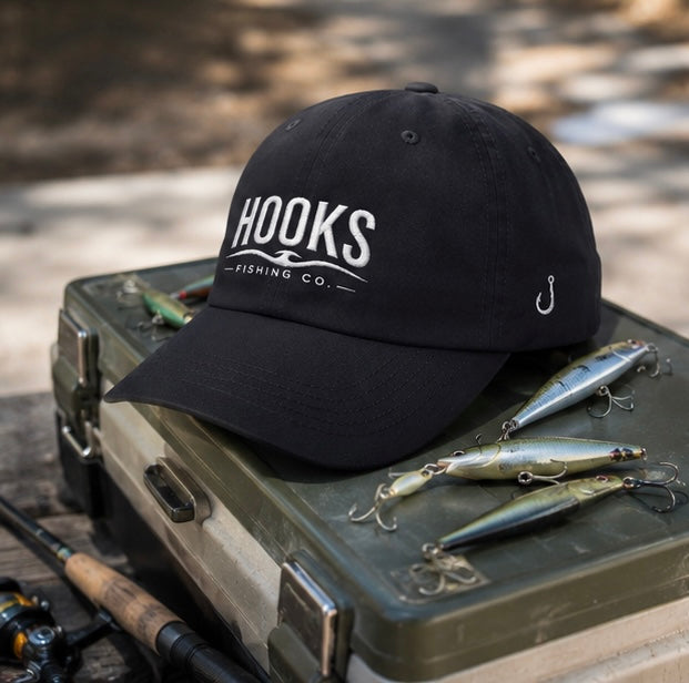 HOOKS Fishing Co. Classic Fishing Hat