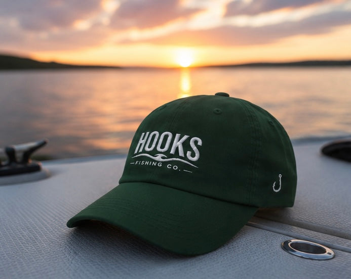 HOOKS Fishing Co. Classic Fishing Hat